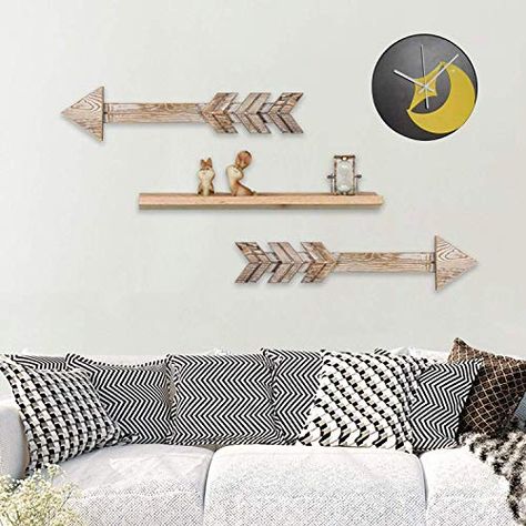 Timeyard Arrow Decor Set Of 2 Arrows Rustic Wood Sign Wall Rustic Wood Arrow Sign Wall