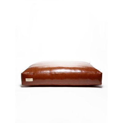 Bosco Dog Bed Rectangular Pillow Bed With Faux Leather Filled With Recycled Plastic Poly Fiber Available In Various Dog Pillow Bed Dog Bed Large Diy Dog Bed