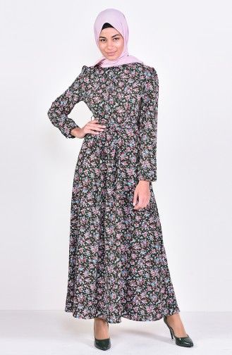 Cicek Desenli Elbise 2058 01 Haki Murdum Elbise Modelleri The Dress Kusakli Elbise Cicek Desenli Elbise 2058 01 Haki Murdum Elbise Modelleri The Dress Kusakli Elbise