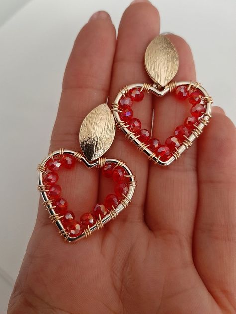 Cóctel boda set schmuckset gold set remolque cadena aretes cristal rojo
