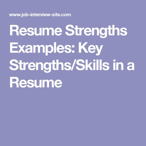 The 25+ best Key strengths examples ideas on Pinterest Walking - resume strengths examples The 25+ best Key strengths examples ideas on Pinterest Walking - resume strengths examples