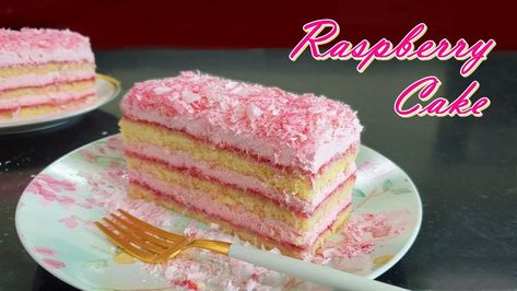 라즈베리 생크림 케이크 만들기 딸기 케이크 How To Make Raspberry Cream Cake ラズベリー生クリームのケーキ र स पब र क र म क क Youtu Raspberry Cake Raspberry Cake Recipes No Bake Cake