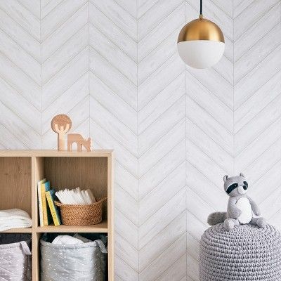 Subway Tile Peel Stick Wallpaper White Threshold Cheap Laundry Room Makeover Stylish Laundry Room Small Laundry Room Makeover