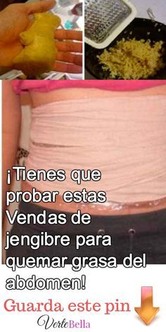 Crema de jengibre para quemar grasa abdominal