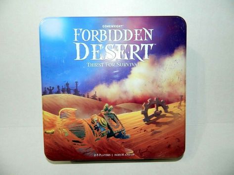 Forbidden Desert Family Card Board Game Thirst For Survival From Gamewright