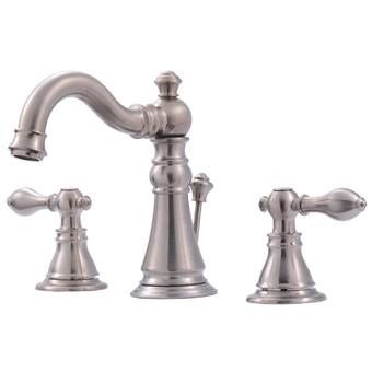 Heritage Widespread Bathroom Faucet With Brass Pop Up Drain Reviews Joss Main Bathroom Faucets Widespread Bathroom Faucet Lavatory Faucet