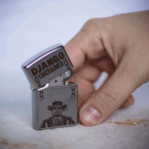 Django Unchained Custom Zippo 207 Lighter Quentin Tarantino Jamie Foxx