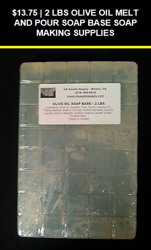 10 LBS OLIVE OIL MELT AND POUR SOAP BASE SOAP MAKING SUPPLIES