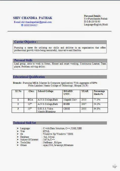 canadian resume templates Sample Template Example ofBeautiful - mca fresher resume format canadian resume templates Sample Template Example ofBeautiful - mca fresher resume format