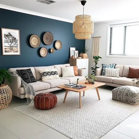 11 Living room furniture and wall ideas in 2021 | blue living room