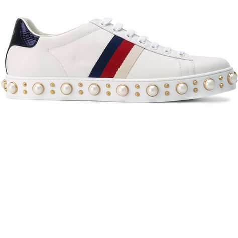 gucci white flat shoes