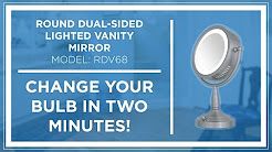 Best Of 15 Pics How To Replace Bulb In Conair Lighted Makeup Mirror And View With Lights Vanity Bulb In Conair Lighted Makeup Mirror, How Do You Change A Lightbulb In Conair Mirrorless