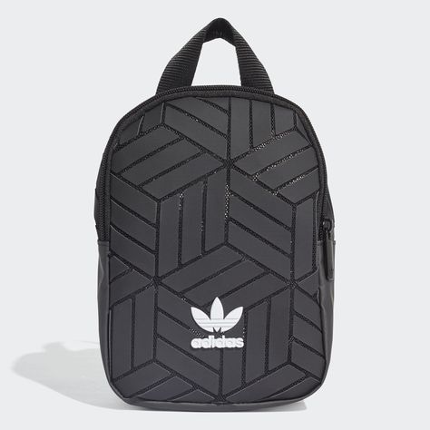 ADIDAS ORIGINALS Rucksack '3D Mini' Damen, Schwarz, Größe ... ADIDAS ORIGINALS Rucksack '3D Mini' Damen, Schwarz, Größe ...