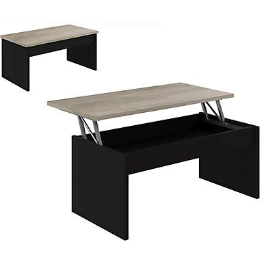 10 Tables Basses Relevables Pour Optimiser L Espace Dans Votre Salon Table Basse Relevable Table Basse Plateau Table Basse