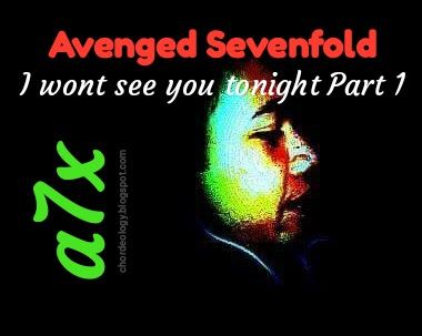 I Wont See You Tonight Part 1 Avenged Sevenfold Kunci Gitar Intro Em D C B Em D C Avenged Sevenfold Guitar Chords Everything Will Be Alright