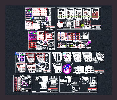 plan de maison individuelle dwg