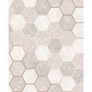 Graham Brown Myrtle Geo Pink Rose Gold Wallpaper Sample 10412294 The Home Depot In 2021 Rose Gold Wallpaper Gold Removable Wallpaper Gold Wallpaper