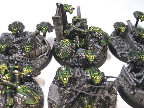 1x Warhammer 40k Necron Canoptek Scarab Swarms Painted /& Assembled