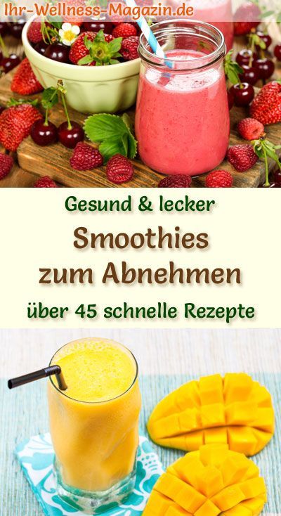 mit obst smoothie abnehmen