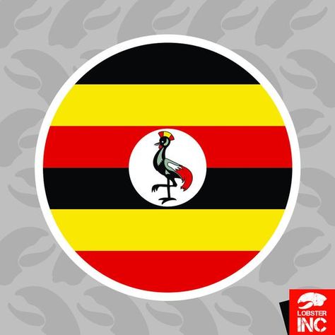 Ugandan Flag Sticker Decal Vinyl Uganda UGA UG