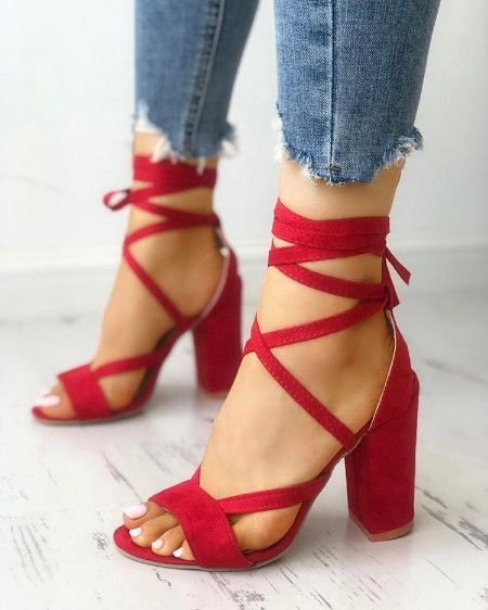 Lace Up High Heel Pumps AS64 for women with small feet - AstarShoes