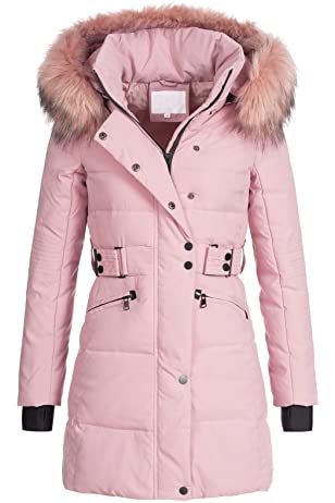 Rosennie Damen Hoodies Sweatjacke Winter Jacke Mantel Frau Lange Mantel mit Kapuze Jacke Outwear Frauen Warm Zipper Long Coat Fashion Solid Stricke Pullover Parka Wintermantel