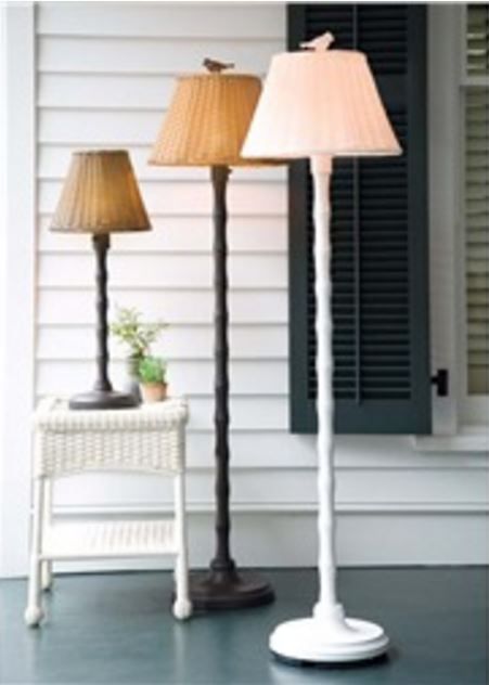 Lighting A Dark Corner Of The Porch Wicker Floor Lamp Outdoor Table Lamps Patio Wicker Floor Lamp Outdoor Table Lamps, Waterproof Floor Lamp