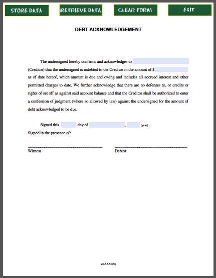 payment receipt letter
