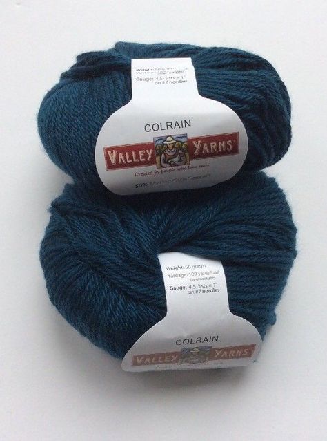 lot of 2 Ice Yarns Sparkle Nylon yarn 220 yds each variegated blues