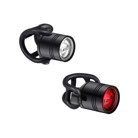 Lezyne Femto Drive Bike Bicycle Strap-Type White LED Front Black Head Light