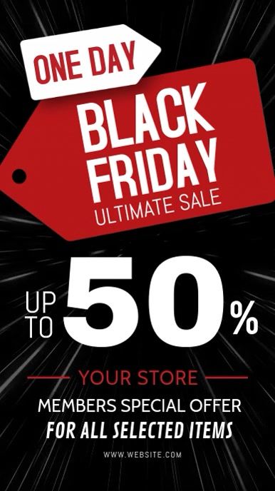 Pin On Black Friday Flyer Templates