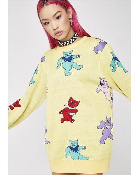 Sunshine Dancing Nerm Knit Sweater #dollskill #ripndip Sunshine Dancing Nerm Knit Sweater #dollskill #ripndip