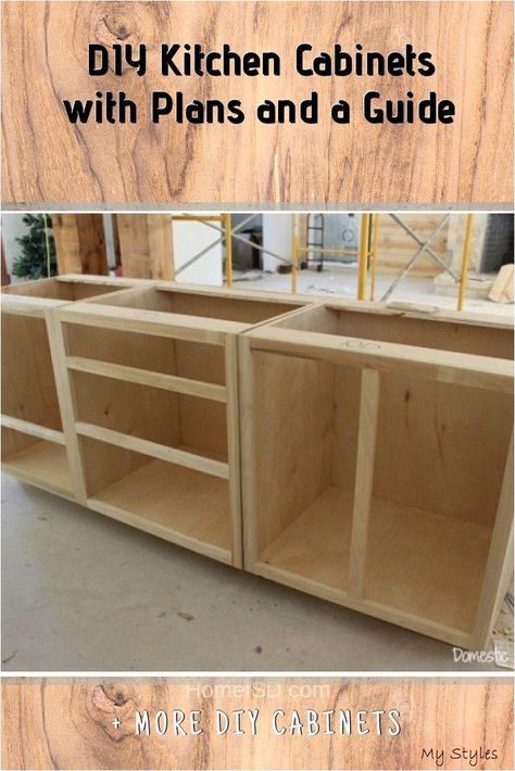 25 Easy Diy Kitchen Cabinets With Free Step By Plans Decorations Cabinet Building 25 Easy Diy Kitchen Cabinets With Free, Kitchen Cabinets Plans Diy
