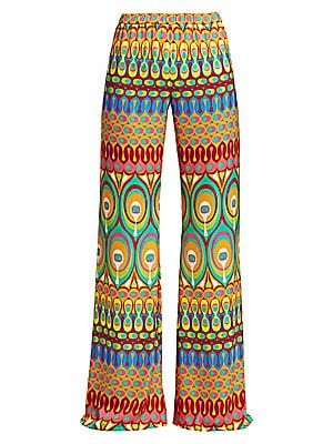Alexis Malone Multicolor Wide Leg Pants Fashion Clothes Women
