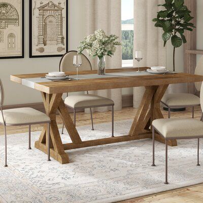 Oshea Dining Table Dining Table Trestle Base Dining Table