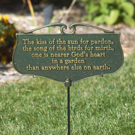 Patio Garden Garden Poems Sun Garden Garden Signs