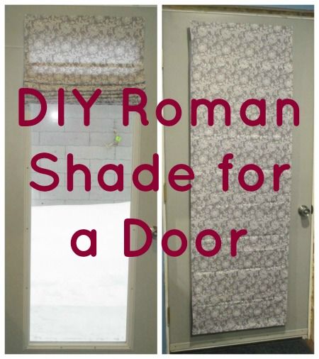 No Sew Roman Shades Back Door Privacy By Andydkids3 Sewing No Sew Roman Shades Back Door Privacy By Andydkids3 Sewing Diy Home Decor