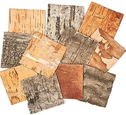 Aisamco 20 Pcs Rustic Wood Place Card Holders in Semicircle Shape Wooden Bark Memo Holder Stand Card Photo Picture Note Clip Holders and 30 Pcs Kraft Place Cards for Wedding Party Table Number Sign