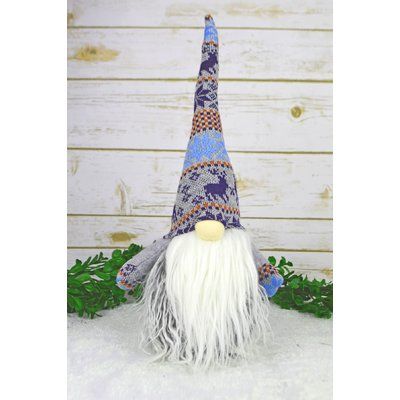 The Holiday Aisle Balen Middle Fabric Gnome Decoration Set Of 2 Gnomes The Holiday Aisle Christmas Tabletop Decor