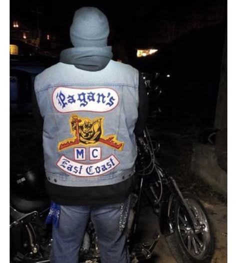 Eastcoast Biker Patch Aufnäher Motorrad MC Badge Kutte Vest Harley Chopper V2 CC