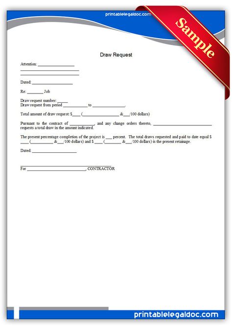 Free Printable Draw Request Legal Forms Free Legal Forms Pinterest - lease agreement template word free download Free Printable Draw Request Legal Forms Free Legal Forms Pinterest - lease agreement template word free download