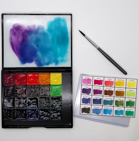 Workhorse Artist/’s Portable Large White Watercolor Paint Palette Case