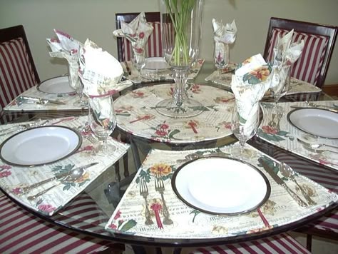 7 Placemats For Round Tables Ideas Table Place Mats Quilted Placemats For Round Table, Table Placemats For Round Tables