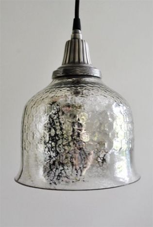 Collection In Mercury Glass Pendant Light Ribbed Dome Shade 3 Finishes Shades Of Pendants - Ribbed Dome Mercury Glass Shade Pendant Light Collection In Mercury Glass Pendant Light Ribbed Dome Shade 3 Finishes Shades Of Pendants - Ribbed Dome Mercury Glass Shade Pendant Light