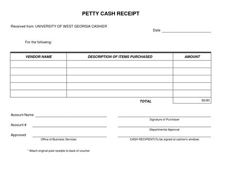 Word sales receipt templates are available in Word Format and can - petty cash receipt template Word sales receipt templates are available in Word Format and can - petty cash receipt template