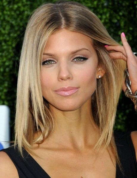 Coupe Cheveux Fins Sans Volume Visage Rond Coupe Cheveux Mi Long