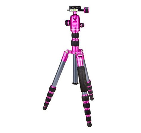 Professional Dual Handle Aluminum 67 Tripod for Canon EOS Rebel T5 Bubble Level