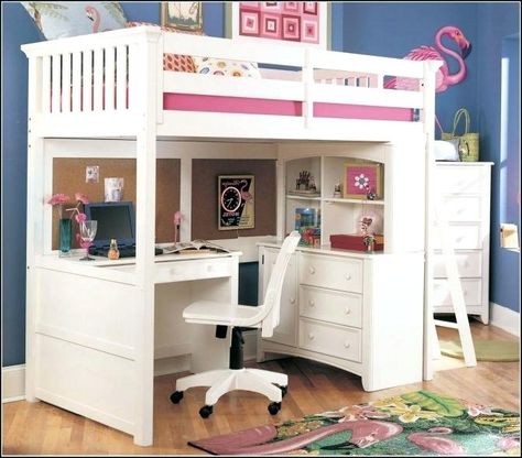 Loft Bed With Desk Large Size Of Wooden Bunk Beds Desks Underneath For Kids H Girls Room Desks Underneath Loft Bed Desk, Beds With Desks Under Them