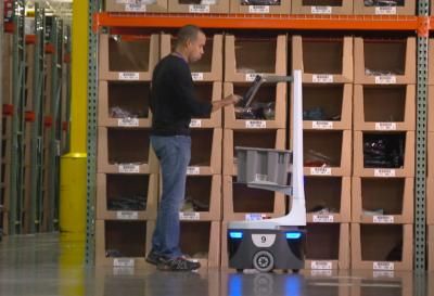 Autonomous Warehouse Robots From Greyorange Atlanta Warehouse