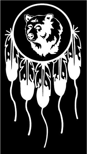 Dream Catcher Eagle Head feathers Native American sticker truck Vinyl decal